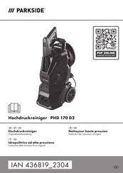 Parkside PHD 170 D2 Traduction Des Instructions D'origine