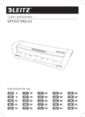 LEITZ iLAM OFFICE Pro A3 Mode D'emploi