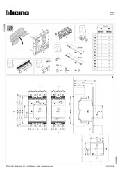Bticino M7B53 Manuel D'utilisation