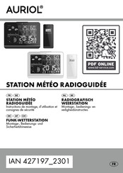 Auriol 427197 2301 Instructions De Montage, D'utilisation Et Consignes De Sécurité
