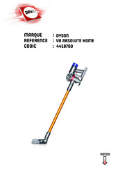 Dyson V8 ABSOLUTE HOME Manuel D'utilisation