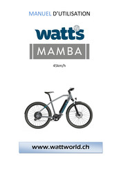 Watts MAMBA Manuel D'utilisation