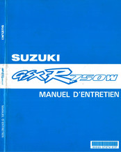 Suzuki GSX-R750W 1992 Manuel D'entretien