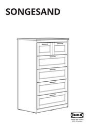 IKEA SONGESAND Instructions D'assemblage