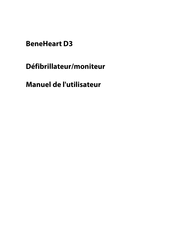 Mindray BeneHeart D3 Manuel De L'utilisateur