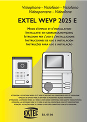 Extel WEVP 2025 E Mode D'emploi Et D'installation