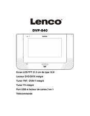 LENCO DVP-840 Manuel