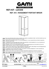 Gami LUCIAN H3T 610 Instructions De Montage