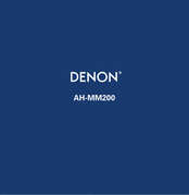 Denon AH-MM200 Mode D'emploi