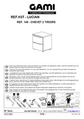 Gami LUCIAN H3T 145 Instructions De Montage