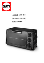 DeLonghi E020312 Mode D'emploi