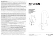 Cristina KITCHEN CRIKT540 Notice De Montage