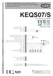 Casit KEQS07/S Notice D'emploi