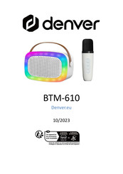 Denver BTM-610 Mode D'emploi