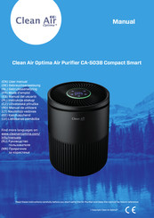 Clean Air Optima CA-503B Compact Smart Mode D'emploi