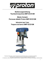 Proton BMT-ECO13M Mode D'emploi
