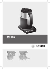 Bosch TWK8613P Notice D'utilisation