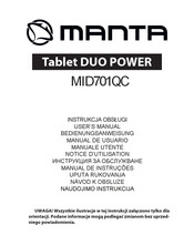 Manta DUO POWER Notice D'utilisation