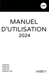 waev GEM E2 Manuel D'utilisation