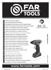 Far Tools GG 72 Notice Originale