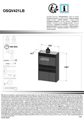 Forte OSQV421LB Notice De Montage