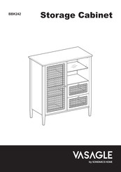 Songmics VASAGLE Storage Cabinet BBK242 Mode D'emploi