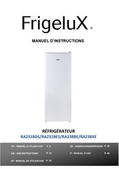 Frigelux RA231BDS Manuel D'instructions