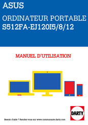 Asus S512FA-EJ120I5/8/12 Manuel Électronique