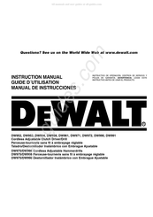 DeWalt DW953 Guide D'utilisation