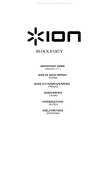 ION BLOCK PARTY Guide D'utilisation Rapide