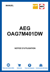 AEG OAG7M401DW Notice D'utilisation