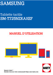 Samsung SM-T725NZKAXEF Mode D'emploi