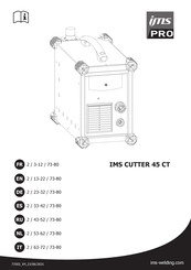 ims PRO CUTTER 45 CT Manuel D'utilisation