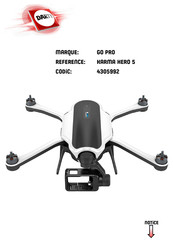 GoPro KARMA HERO 5 Manuel De L'utilisateur