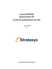 Stratasys Connex500 Guide De Préparation Du Site