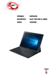 Samsung GALAXY TAB PRO S Mode D'emploi