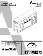 Ameriwood HOME 1795884COM Instructions D'assemblage