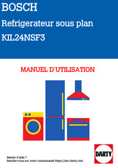 Bosch KIL24NSF3 Notice D'utilisation