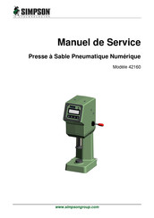 Simpson 42160 Manuel De Service