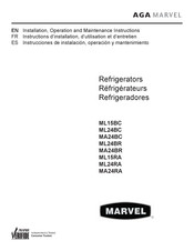 AGA MARVEL ML15RAP2RP Instructions D'installation, D'utilisation Et D'entretien