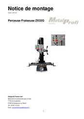 Holzprofi ZX32G Notice De Montage