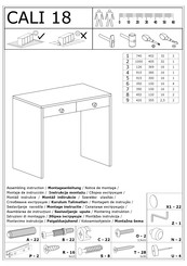 Forte CALI 18 Instructions De Montage