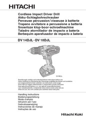 Hitachi DV 18DJL Mode D'emploi