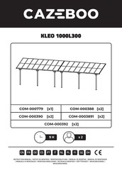 CAZEBOO COM-000390 Instructions De Montage