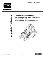 Toro 74540TE Manuel De L'utilisateur