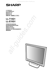 Sharp LL-E15G1 Mode D'emploi