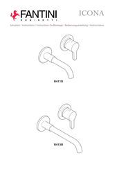 Fantini Rubinetti ICONA R411B Instructions De Montage