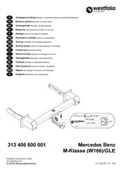 Westfalia Automotive 313 406 600 001 Notice De Montage Et D'utilisation