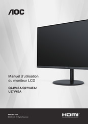 AOC Q24V4EA Manuel D'utilisation