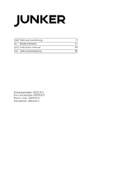 Junker JB23UK50 Mode D'emploi